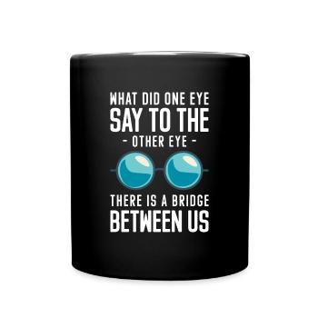 Opticiens lunetiers - Mug uni - noir - Devant
