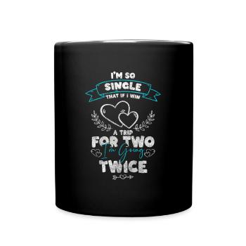 Relationship Speed Dating Date Flirting - Full Colour Mug - black - Front