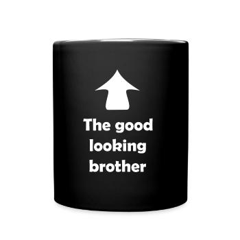 The handsome brother - Full Colour Mug - black - Front