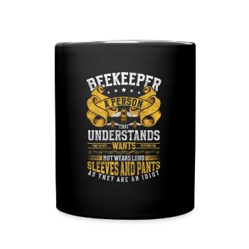 Abeilles apicultrices Insectes - Mug uni - noir - Devant