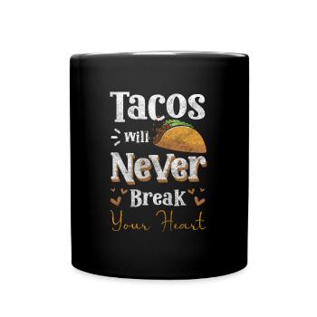 Célébrations espagnoles de tacos - Mug uni - noir - Devant