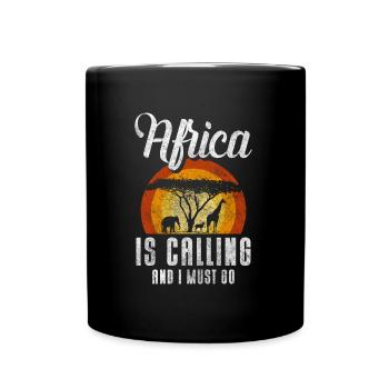 Culture Savane Bien-être animal Animaux - Mug uni - noir - Devant