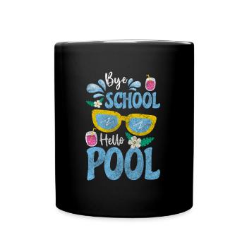 Célébration de la piscine - Mug uni - noir - Devant