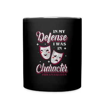 Drama Theater Spotlight Whining - Full Colour Mug - black - Front