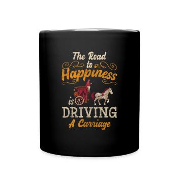 Carter Occupation Horsepower Carriage - Full Colour Mug - black - Front