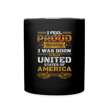 United States Military World Power - Full Colour Mug - black - Front