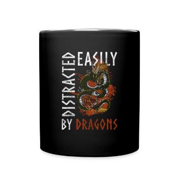 Kite - Full Colour Mug - black - Front
