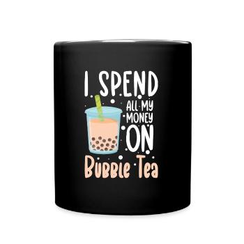 Kawaii Cute Delicious - Full Colour Mug - black - Front