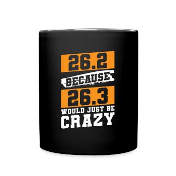 Marathon Runner Triathlon Strength - Full Colour Mug - black - Front