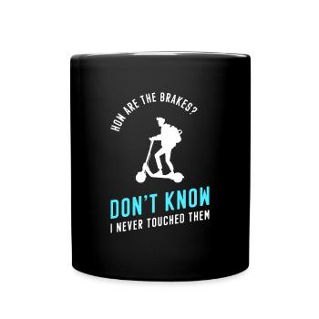 Scooter Sport Driver Speedster - Full Colour Mug - black - Front