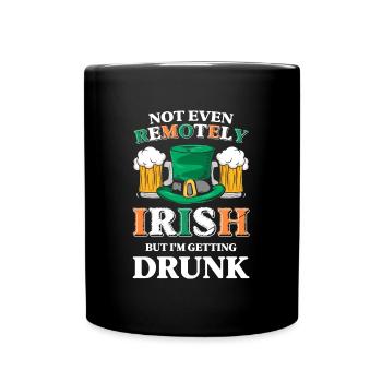 Irland Pub Reisen Ireland - Tasse einfarbig - Schwarz - Vorne
