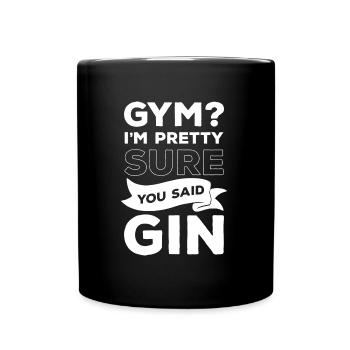 Gin Genuss Trinker Schnaps - Mug uni - noir - Devant
