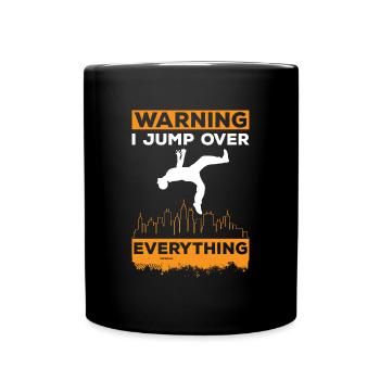 Parkour Urban Streetstyle Traceur - Mug uni - noir - Devant