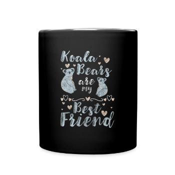 Koala Bear Forest Bear Animals - Full Colour Mug - black - Front