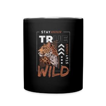 Predator Wilderness Wild Animal Nature - Full Colour Mug - black - Front