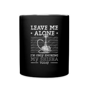 Hookah Smoking Smoking Bar - Full Colour Mug - black - Front