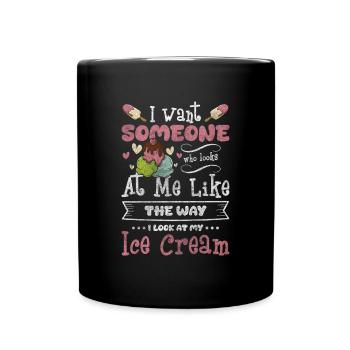 Cream Summer Taste - Full Colour Mug - black - Front