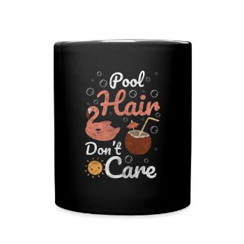 Nageurs Piscine Hobby Piscine extérieure - Mug uni - noir - Devant