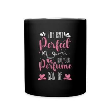Duft Beauty Pflege Düfte - Tasse einfarbig - Schwarz - Vorne