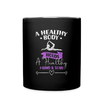 Spa Holiday Health Switch off - Full Colour Mug - black - Front