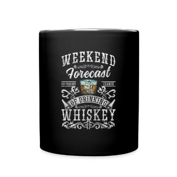 Rum Genuss Feiern Drink - Tasse einfarbig - Schwarz - Vorne