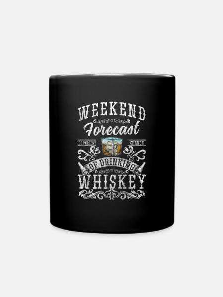 Rum Genuss Feiern Drink - Tasse einfarbig - Schwarz