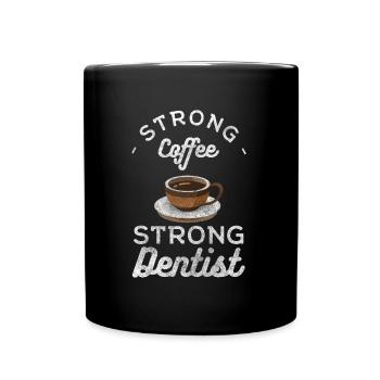 Spécialiste des dents Mâchoire - Mug uni - noir - Devant