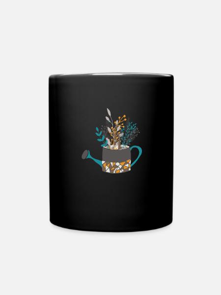 Jardinage Arrosoir Jardinage Jardin Fleurs - Mug uni - noir