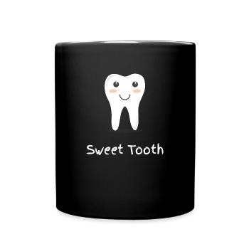 Sweet Tooth - Tasse einfarbig - Schwarz - Vorne