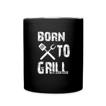 Grill - Full Colour Mug - black - Front