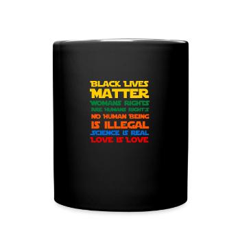 La science des vies noires est réelle - Mug uni - noir - Devant