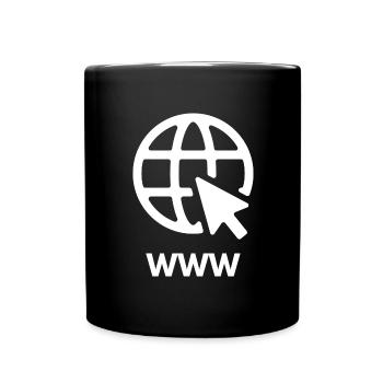 l'Internet - Mug uni - noir - Devant