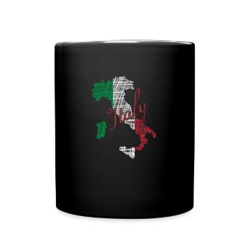Italy - Tasse einfarbig - Schwarz - Vorne
