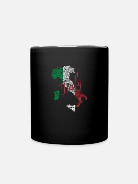 Italy - Tasse einfarbig - Schwarz