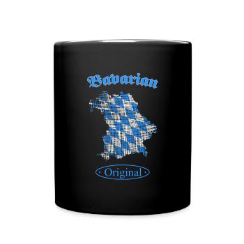 Bavarian Original Bayern - Tasse einfarbig - Schwarz - Vorne