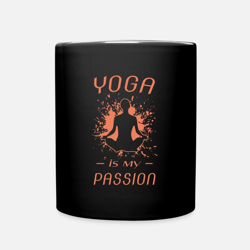 YOGA - Tasse einfarbig - Schwarz