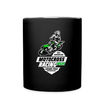 Moto Cross - Motocross - Supercross - Mug uni - noir - Devant