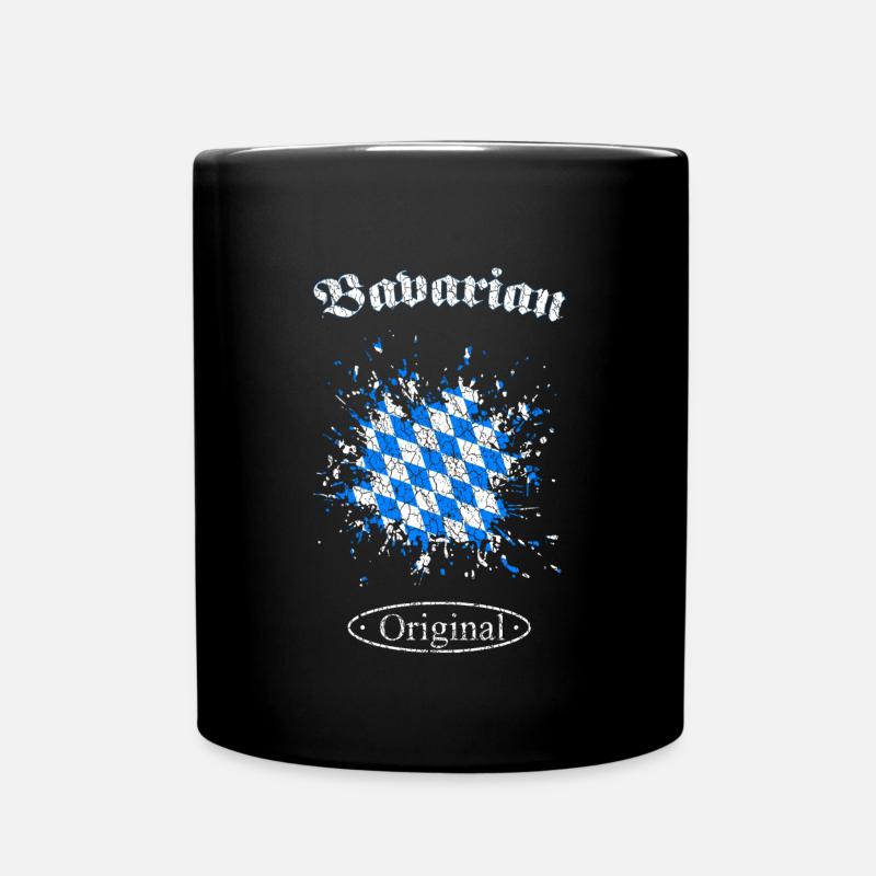 Bayern Bavarian Original - Tasse einfarbig - Schwarz