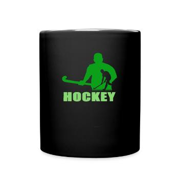 Hockey Hockey sur gazon Hockey sur gazon artificiel - Mug uni - noir - Devant
