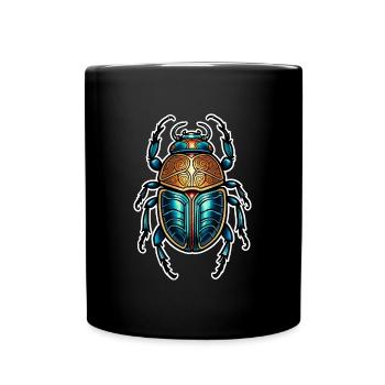 Scarabée Néo Traditionnel - Mug uni - noir - Devant