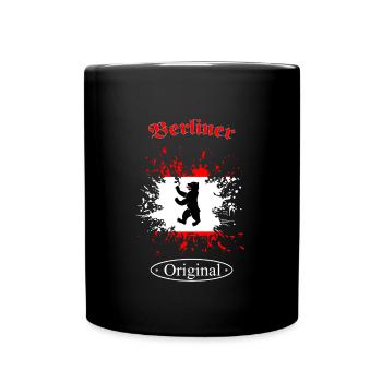 Berlin - Tasse einfarbig - Schwarz - Vorne