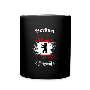 Berliner Original - Tasse einfarbig - Schwarz - Vorne