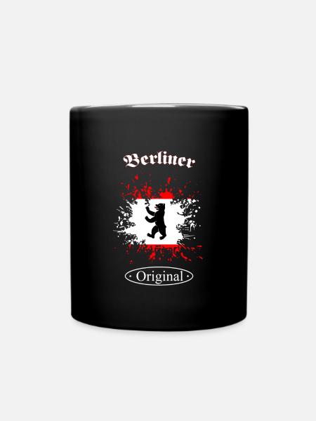 Berliner Original - Tasse einfarbig - Schwarz