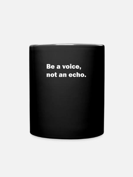 Einzigartig Unikat Geschenk Sei Anders - Tasse einfarbig - Schwarz