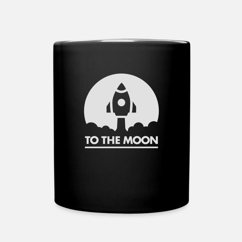 To The Moon - Mug uni - noir