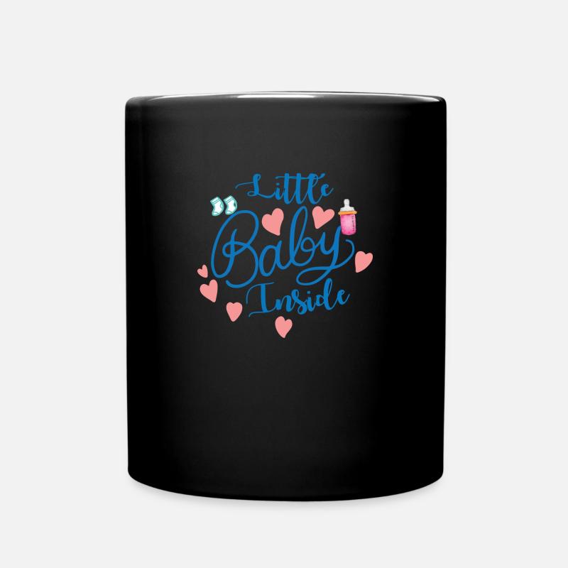 idée de cadeau naissance bébé enfant né naissance - Mug uni - noir