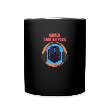 Gamer Starter Package Player starter Package - Full Colour Mug - black - Front