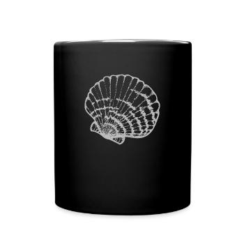 Coquillages - Mug uni - noir - Devant