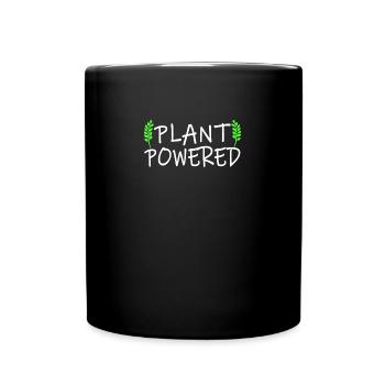 Vegan - Mug uni - noir - Devant
