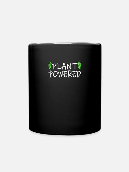 Vegan - Mug uni - noir